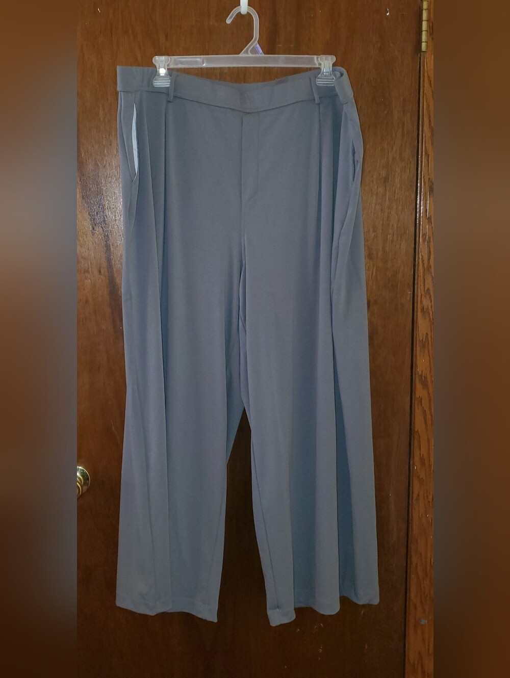 NWT Halara Wide-Leg Work Pants in Slate Gray Sz 3x